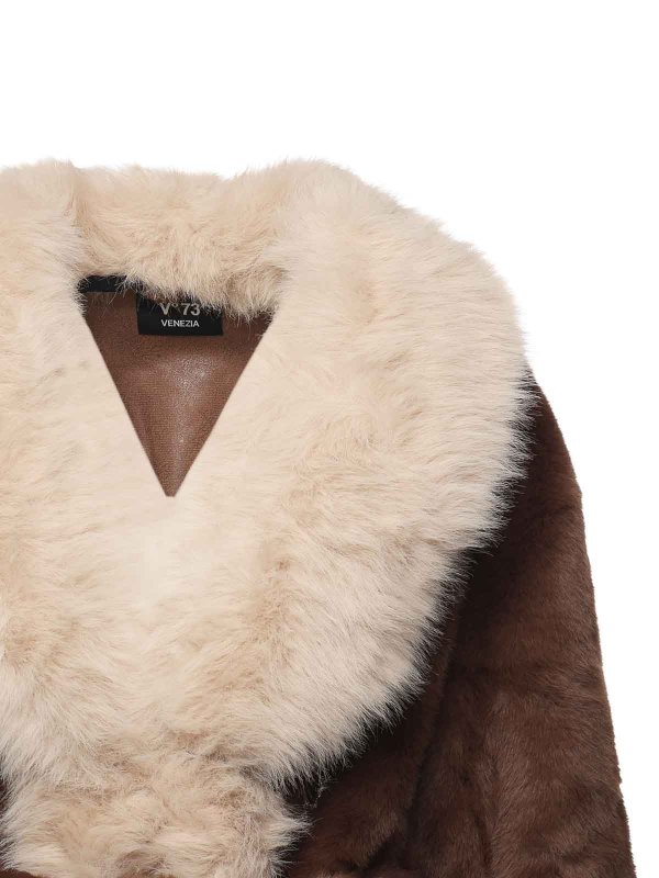 v°73: 毛皮＆シアリングコート online - 毛皮/ムートンコート - ベージュ