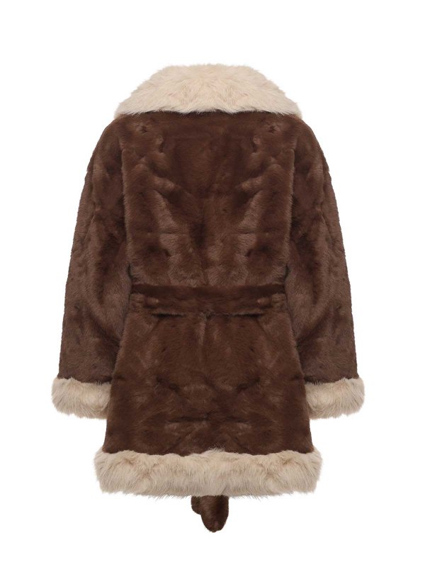 The Best Shops v°73: 毛皮＆シアリングコート - 毛皮/ムートンコート - ベージュ