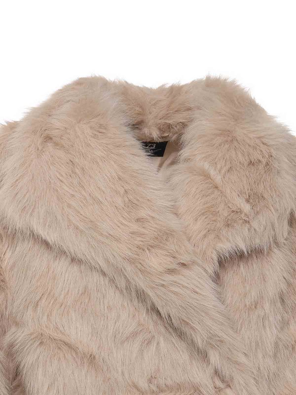 v°73: Abrigos de borreguito y piel  online - Abrigo De Piel - Beis