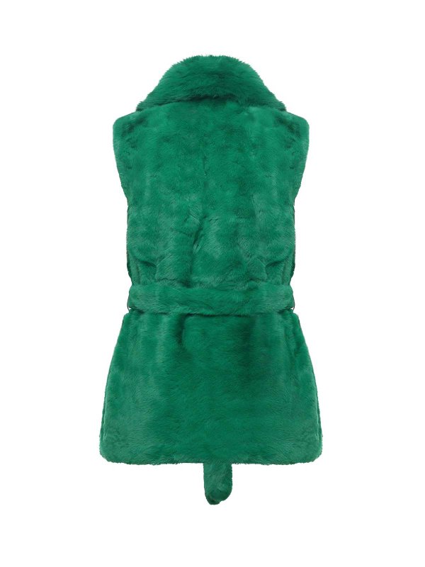 The Best Shops v°73: Fourrure - Manteau En Fourrure - Vert
