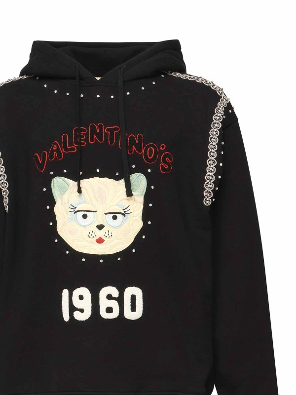 VALENTINO GARAVANI: Sweatshirts & Sweaters online - Le Chat De La Maison Hoodie