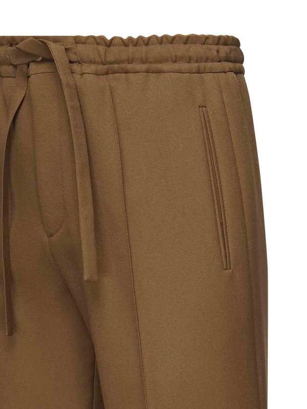 VALENTINO GARAVANI: Pantalones de sastrerìa online - Pantalones De Sastrería - Marrón
