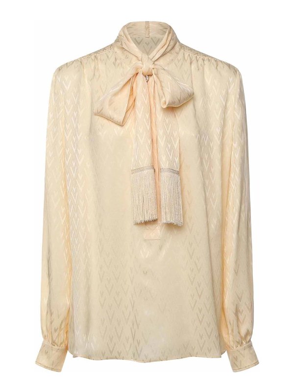 VALENTINO GARAVANI: Blusas - Blusa - Blanco