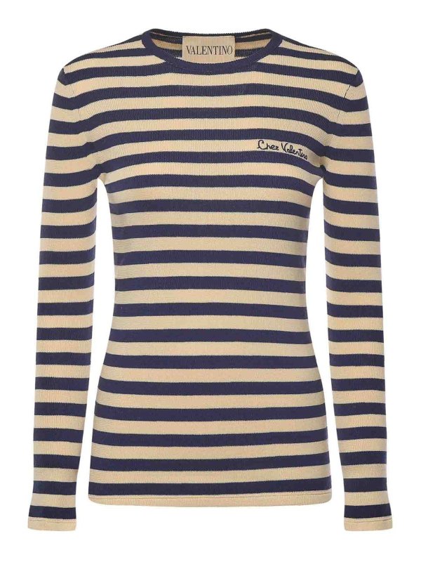 VALENTINO GARAVANI: crew necks - Cotton Sweater