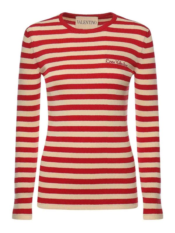 VALENTINO GARAVANI: crew necks - Cotton Sweater