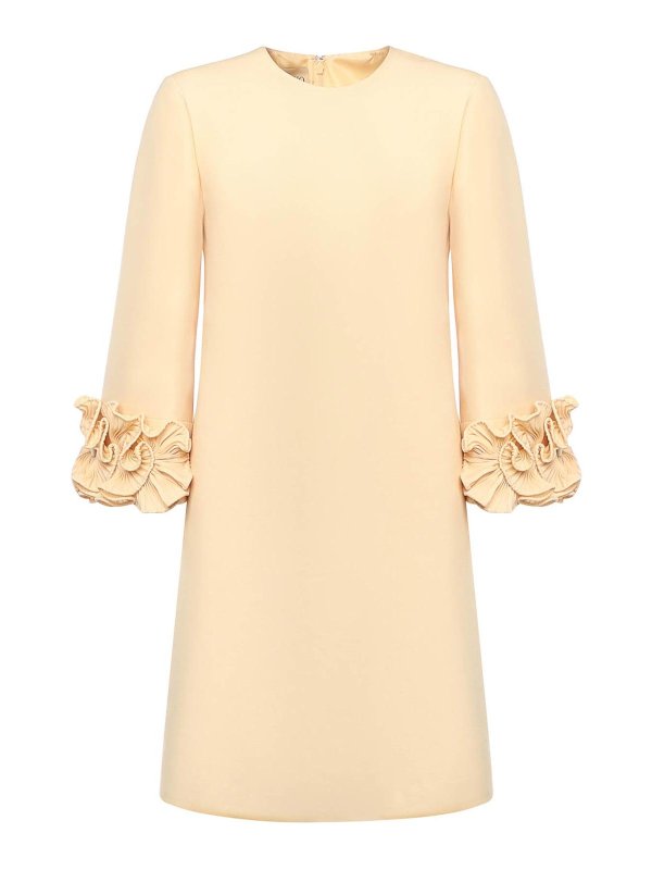 VALENTINO GARAVANI: short dresses - Short Crepe Couture Dress