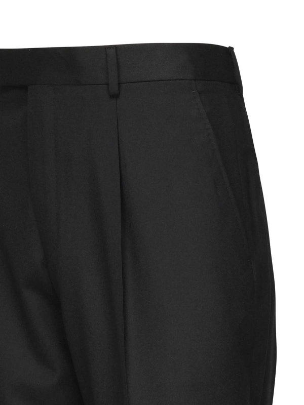 ZEGNA: Tailored & Formal trousers online - Tailored Wool Trousers