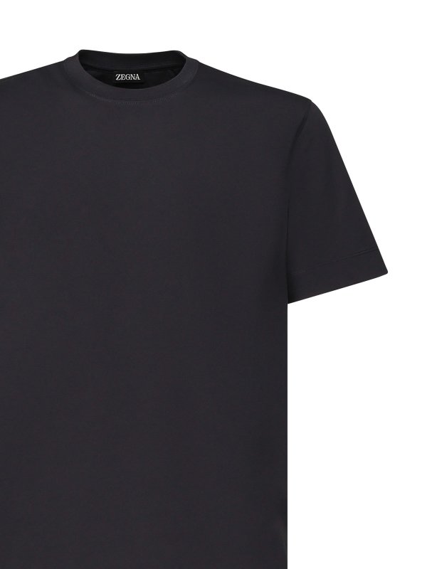 ZEGNA: T-shirts online - T-Shirt - Noir