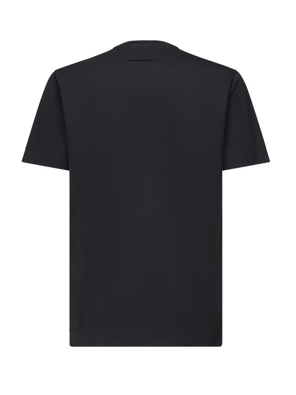 The Best Shops ZEGNA: T-shirts - T-Shirt - Noir