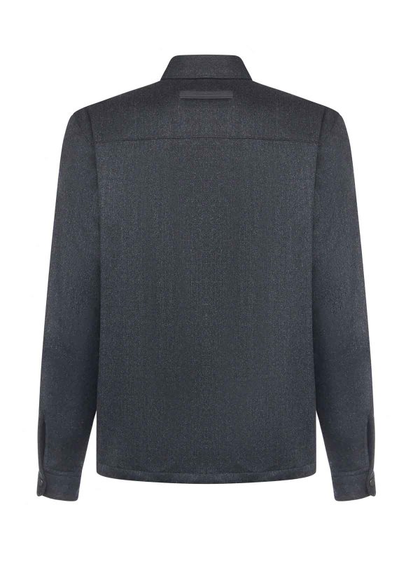 The Best Shops ZEGNA: shirts - Wool Overshirt