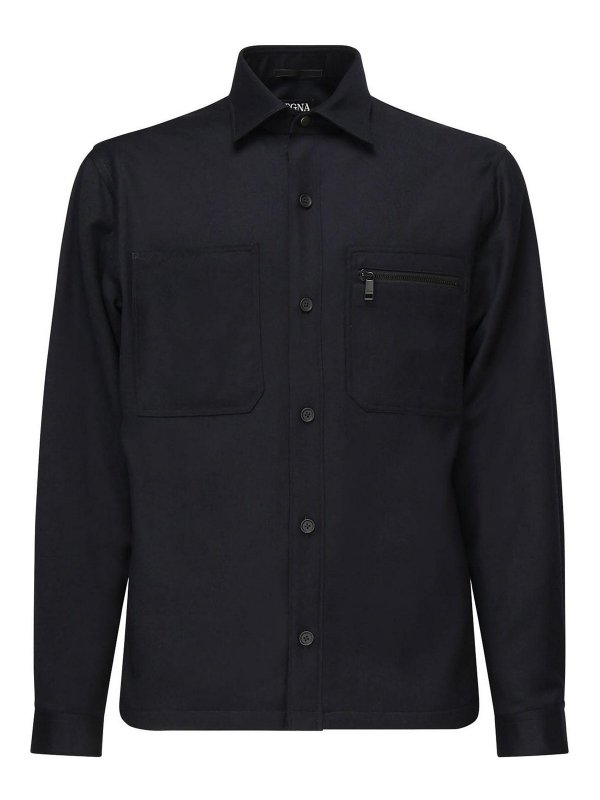 ZEGNA: Hemden - Hemd - Blau