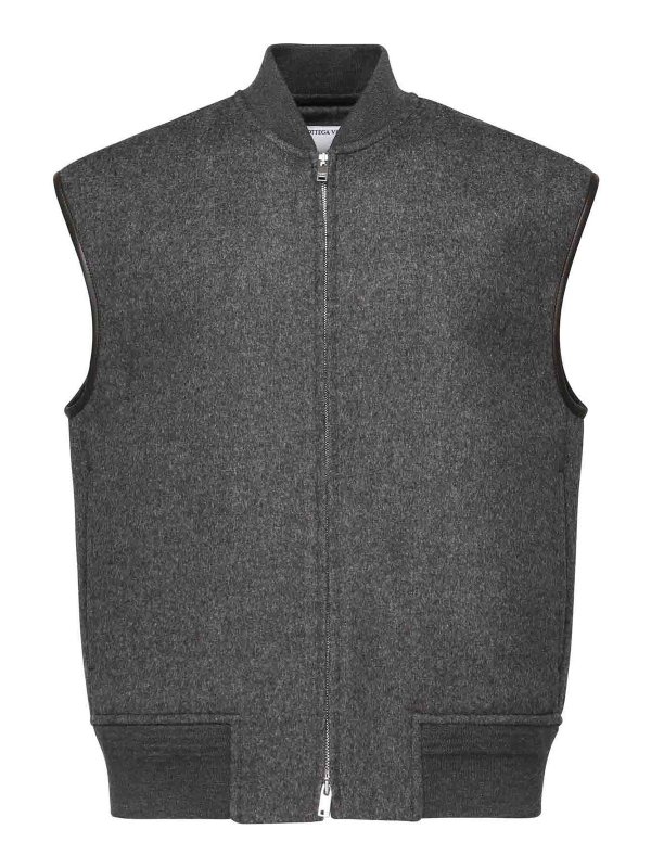 BOTTEGA VENETA: Chalecos - Chaleco - Negro