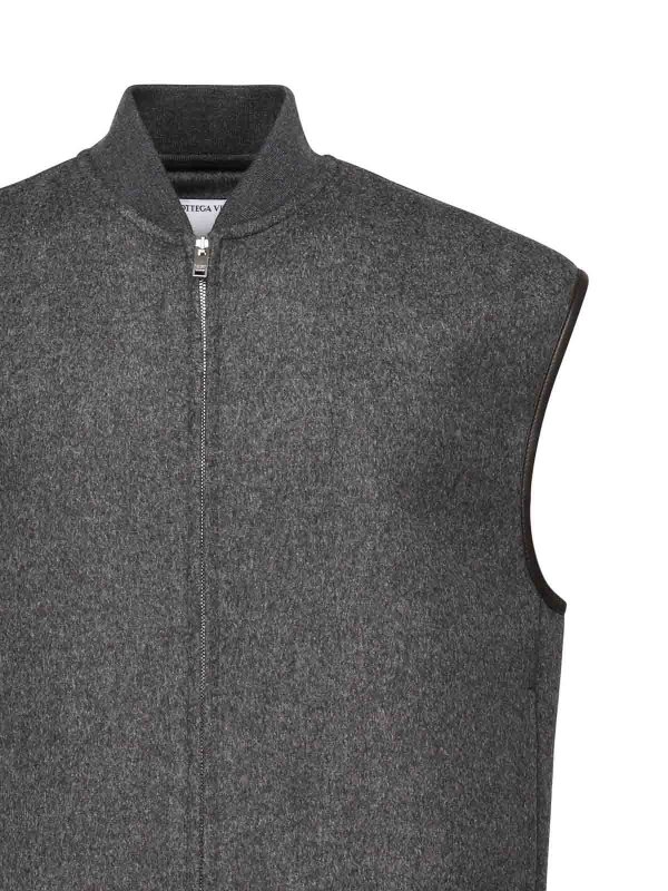 BOTTEGA VENETA: Chalecos online - Chaleco - Negro