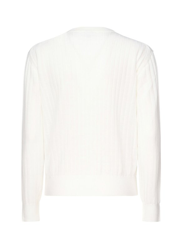 The Best Shops BOTTEGA VENETA: Cárdigans - Cárdigan - Blanco