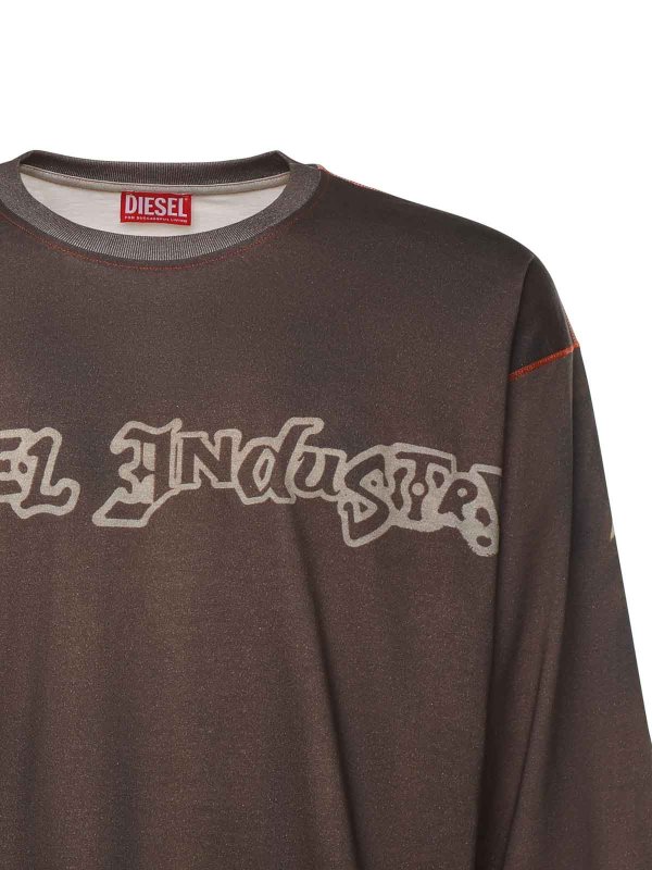 DIESEL: Sweatshirts & Sweaters online - Graffiti Print Sweatshirt