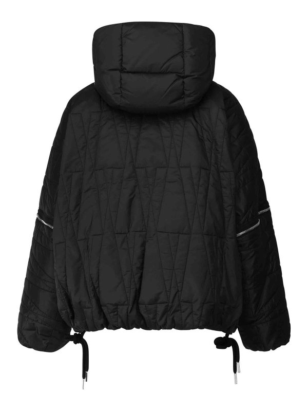 MONCLER: ダウン・ハイテクジャケット online - ダウンジャケット - 黒