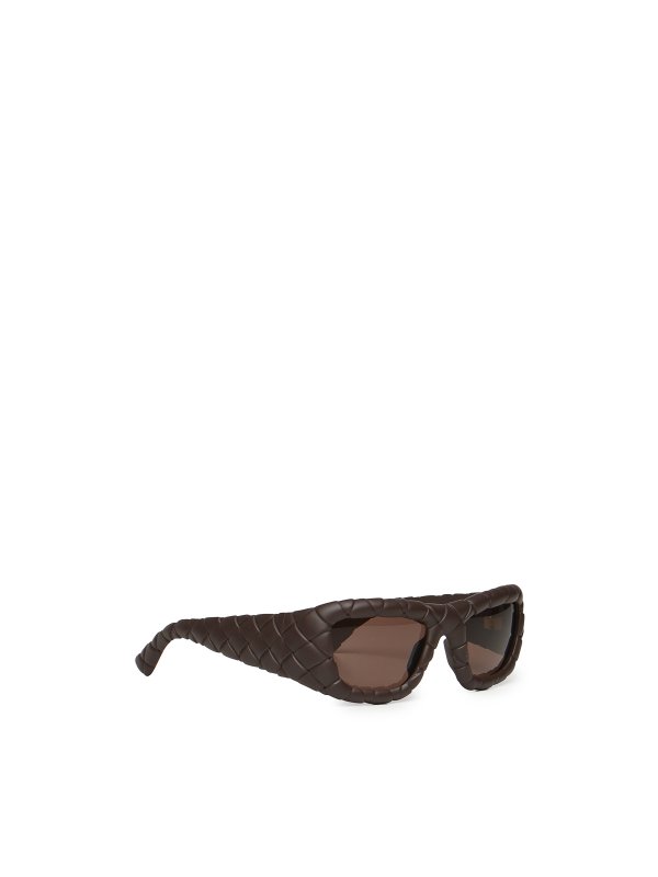The Best Shops BOTTEGA VENETA: sunglasses - Rectangular Acetate Sunglasses