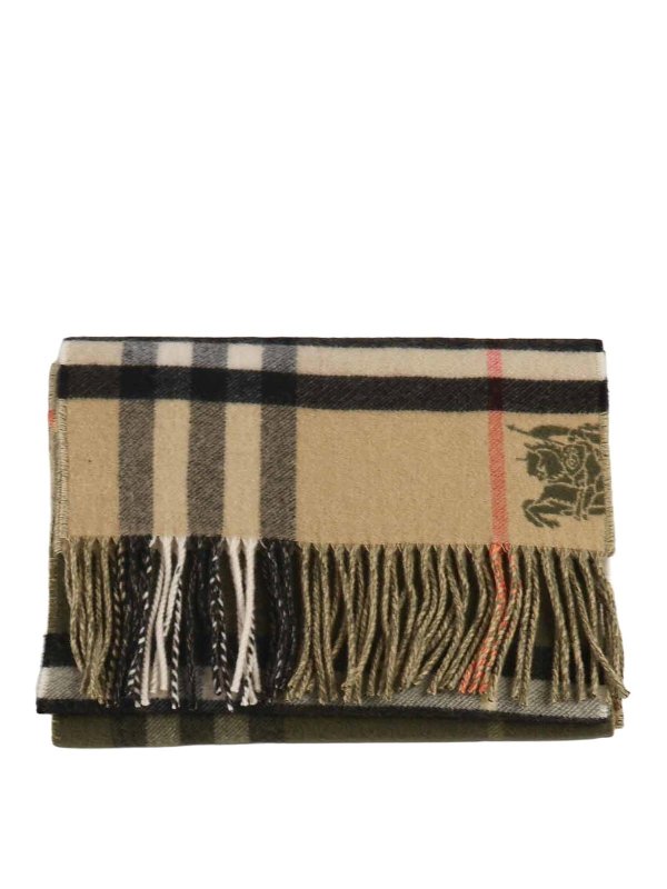 BURBERRY: スカーフ - スカーフ - 緑