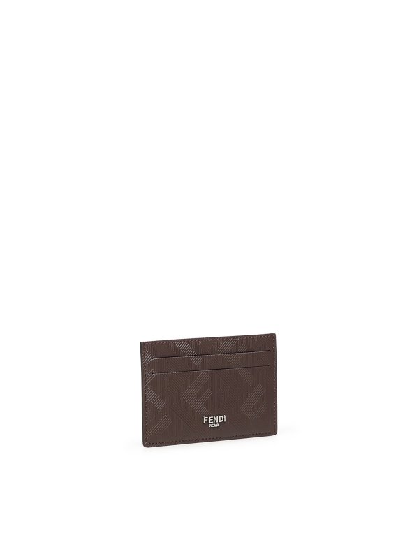 FENDI: wallets & purses online - Shadow Slim Card Holder