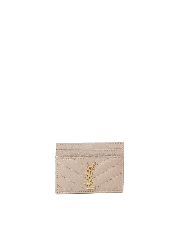 The Best Shops SAINT LAURENT: wallets & purses - Cassandre Matelass Card Case