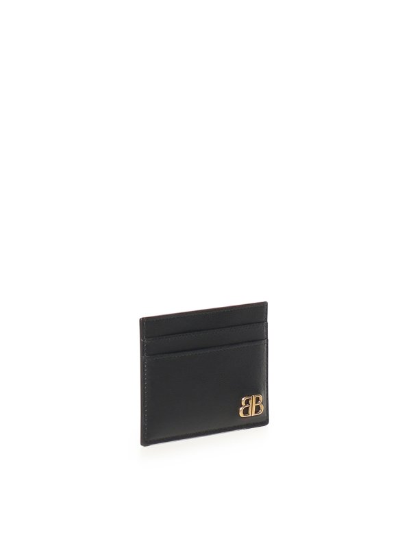 BALENCIAGA: wallets & purses online - Monaco Card Holder With Logo