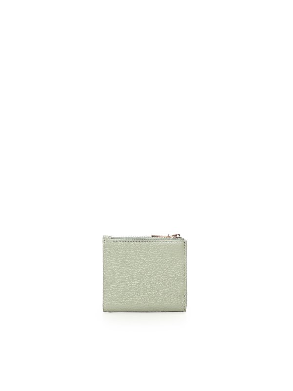 The Best Shops COCCINELLE: wallets & purses - Metallic Soft Mini Wallet