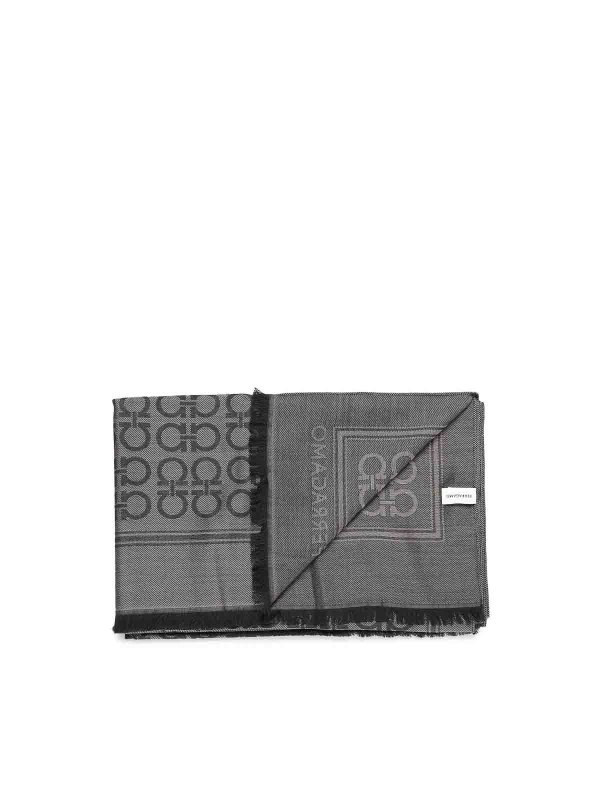 The Best Shops FERRAGAMO: scarves - Gancini Square Stole