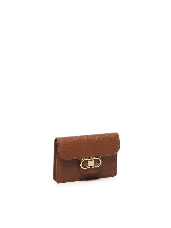 FERRAGAMO: Portefeuilles online - Portefeuilles - Marron