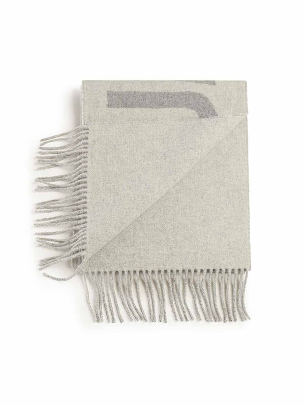 The Best Shops JACQUEMUS: scarves - Lecharpe Logo Scarf