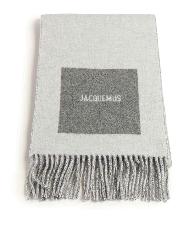 JACQUEMUS: Bufandas y pañuelos - Bufanda - Gris