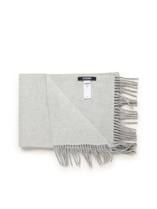 The Best Shops JACQUEMUS: Bufandas y pañuelos - Bufanda - Gris