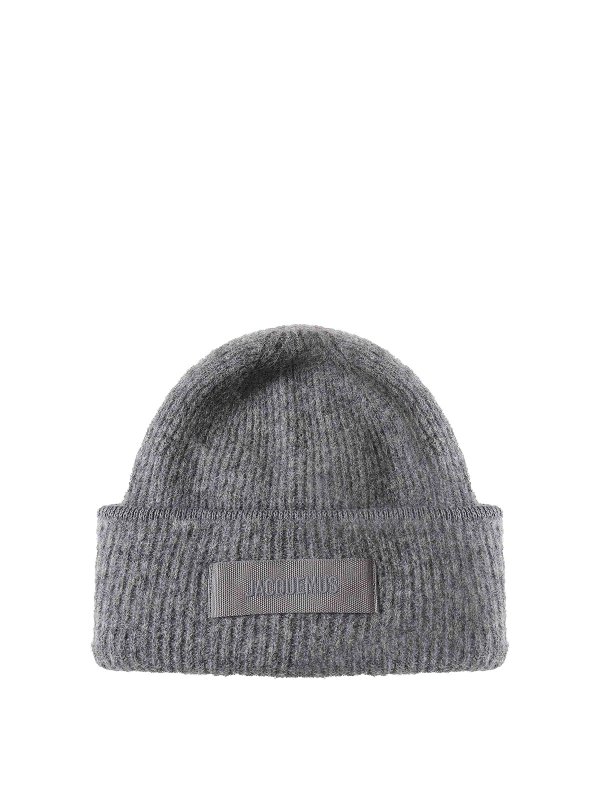 JACQUEMUS: Gorros - Gorro - Gris