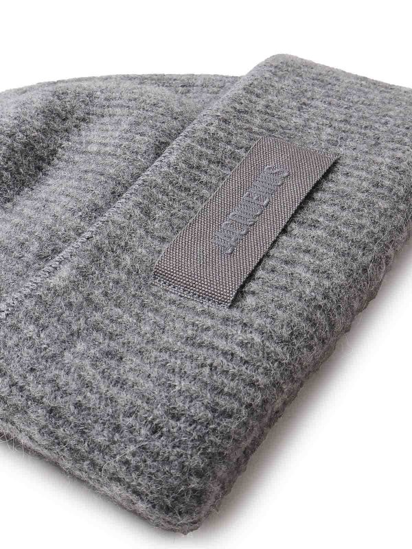 JACQUEMUS: Gorros online - Gorro - Gris