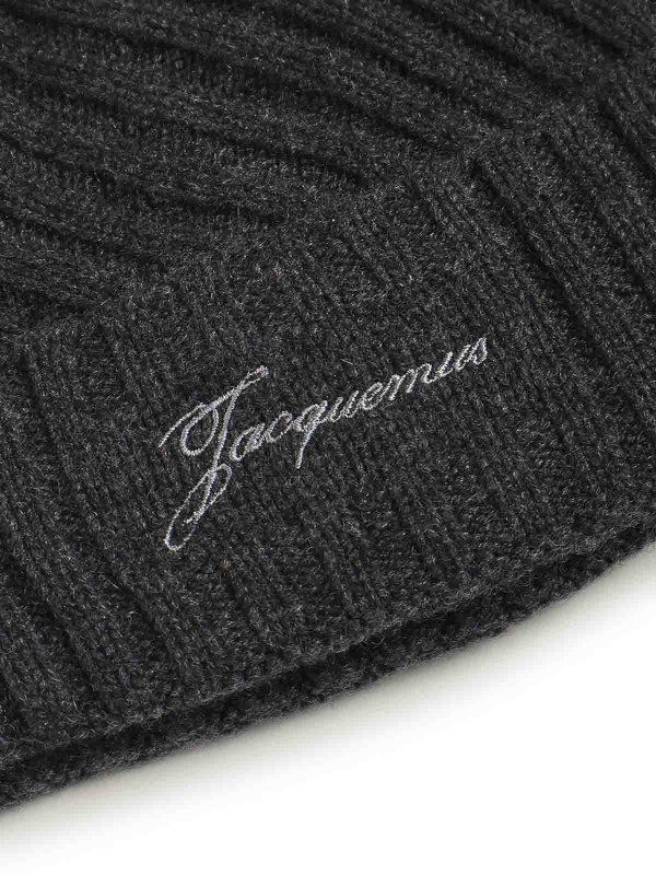 The Best Shops JACQUEMUS: Gorros - Gorro - Gris