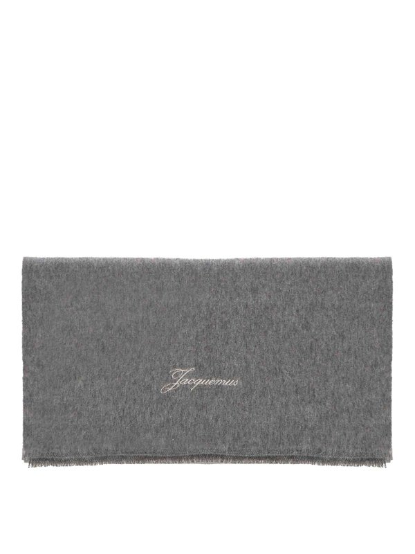 JACQUEMUS: Bufandas y pañuelos - Bufanda - Gris
