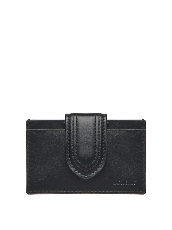 JACQUEMUS: wallets & purses - Le Porte-Cartes Bambino Leather Card Holder