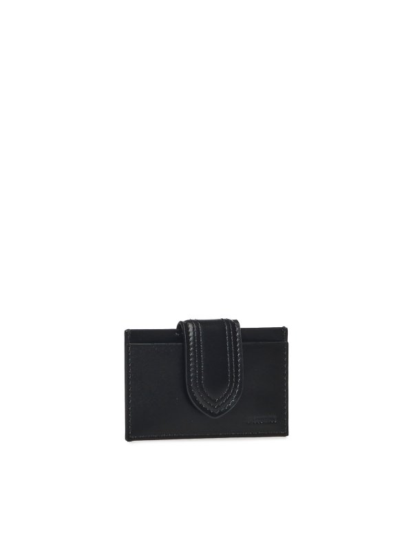 JACQUEMUS: wallets & purses online - Le Porte-Cartes Bambino Leather Card Holder