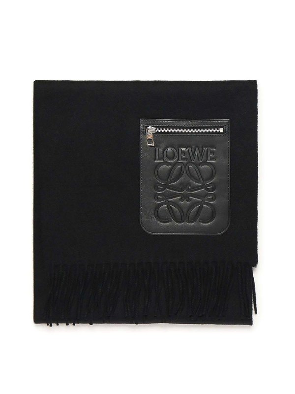 LOEWE: スカーフ - スカーフ - 黒
