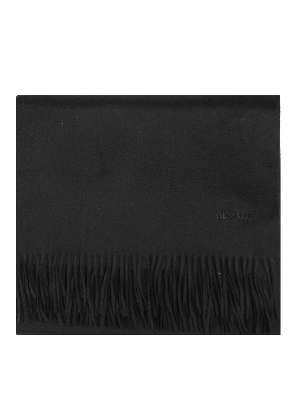 Max Mara: Bufandas y pañuelos - Bufanda - Negro