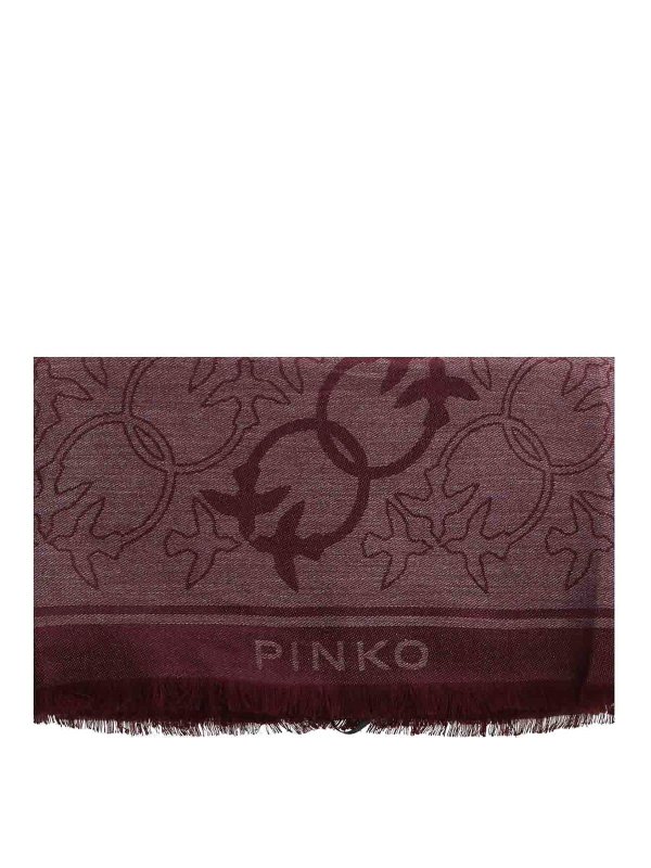 Pinko: Bufandas y pañuelos - Bufanda - Púrpura