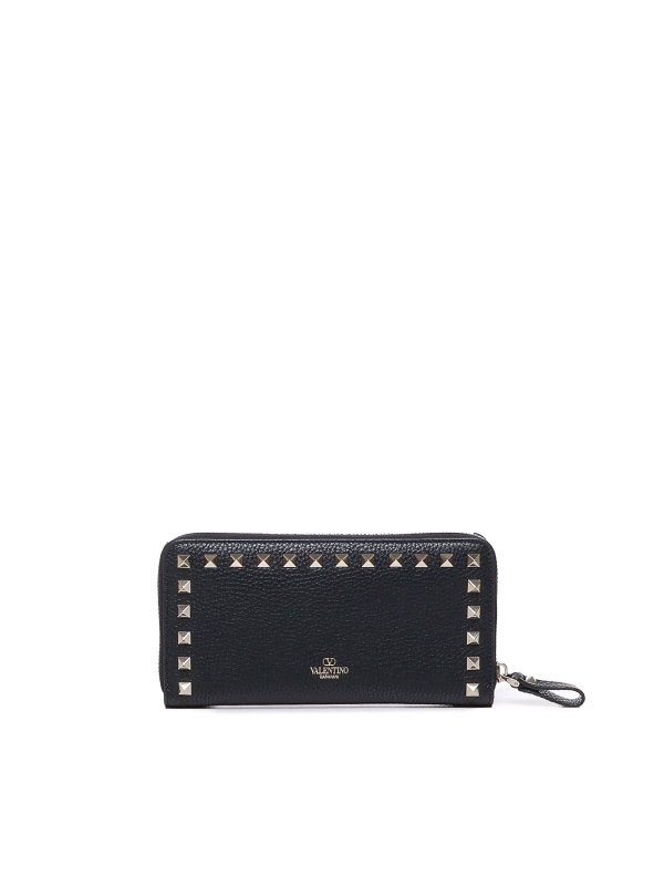 VALENTINO GARAVANI: wallets & purses online - Rockstud Zip Wallet