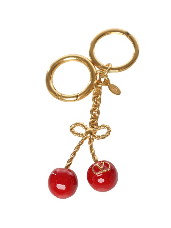 VALENTINO GARAVANI: Schlüsselanhänger online - Schlüsselanhänger - Orange