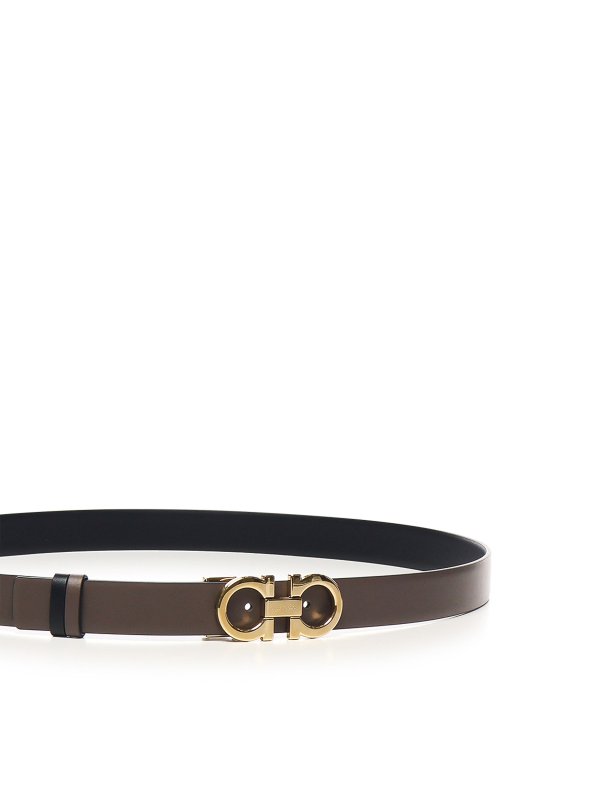 FERRAGAMO: belts online - Gancini Belt