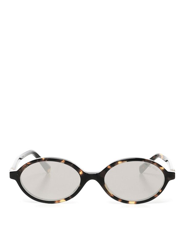 MIU MIU: Sonnenbrillen - Sonnenbrille - Beige