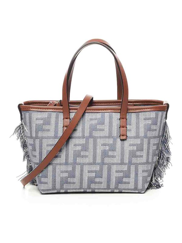 FENDI: clutches - Ff Jacquard  Mini Bag