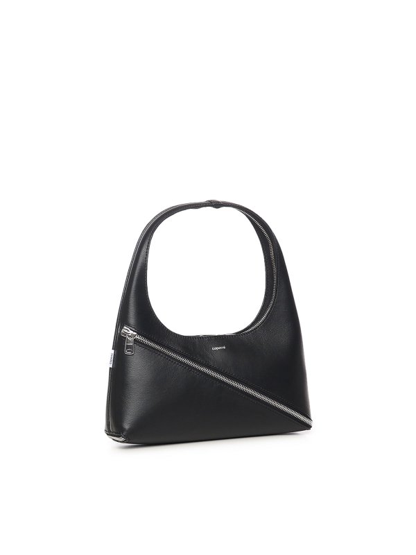 COPERNI: cross body bags online - Leather Zip Baguette Bag