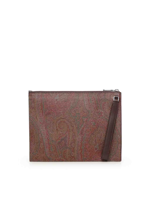 The Best Shops ETRO: clutches - Essential Paisley Pouch