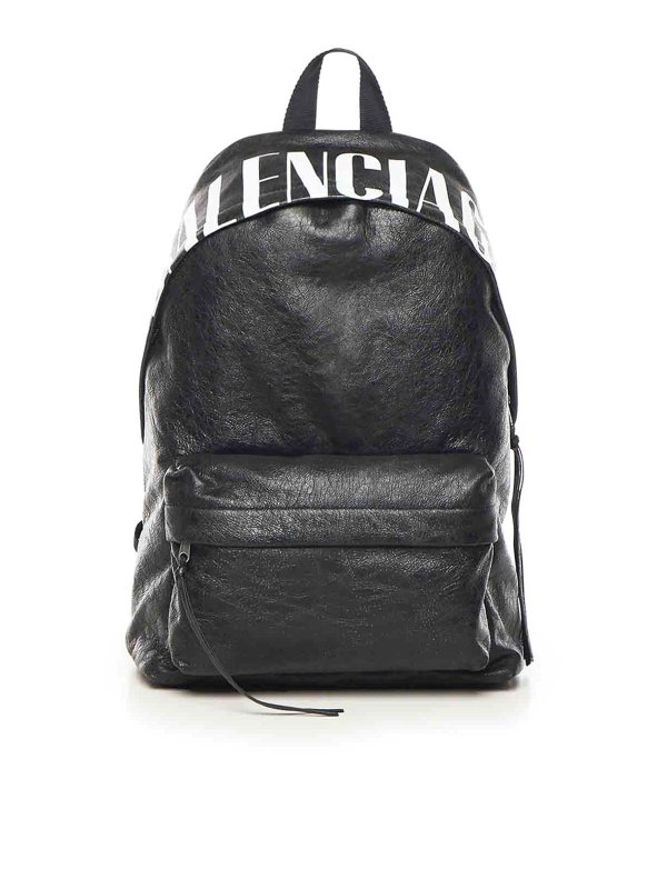 BALENCIAGA: backpacks - Editor Logo Backpack
