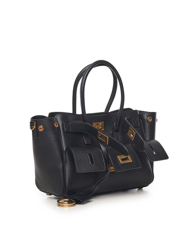 BALENCIAGA: totes bags online - Carry All Bel Air Mini Leather Bag