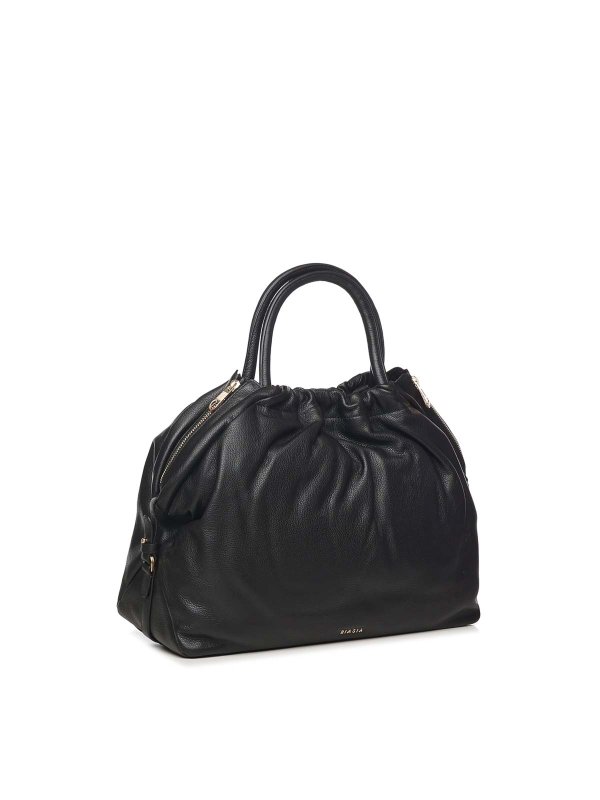 BIASIA: totes bags online - Leather Bag With Logo